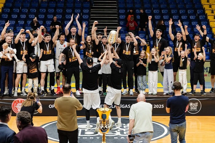 Drei ukrainische Basketballspieler wurden Meister der lettischen Meisterschaft