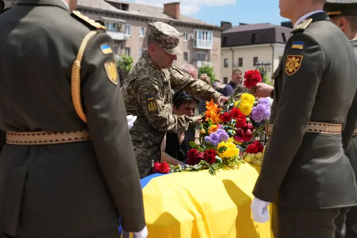 Uman bid farewell to the commander of the 110th Brigade, Zakharovich (photo)