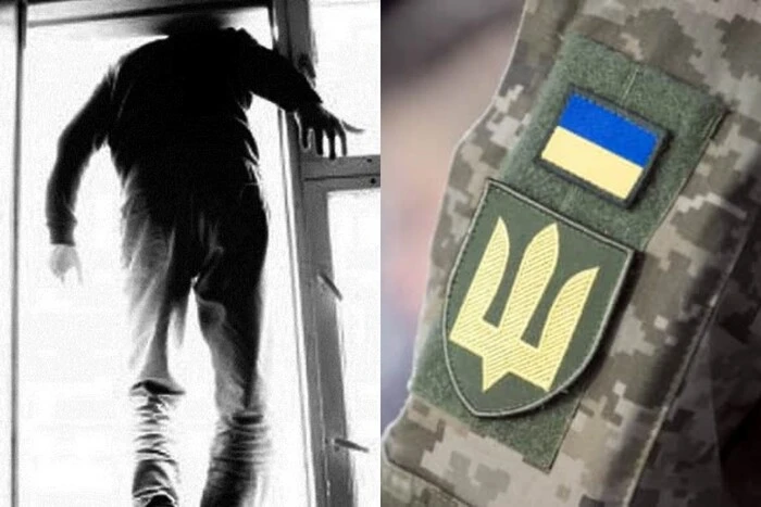 Man escapes from the military recruitment center through the window