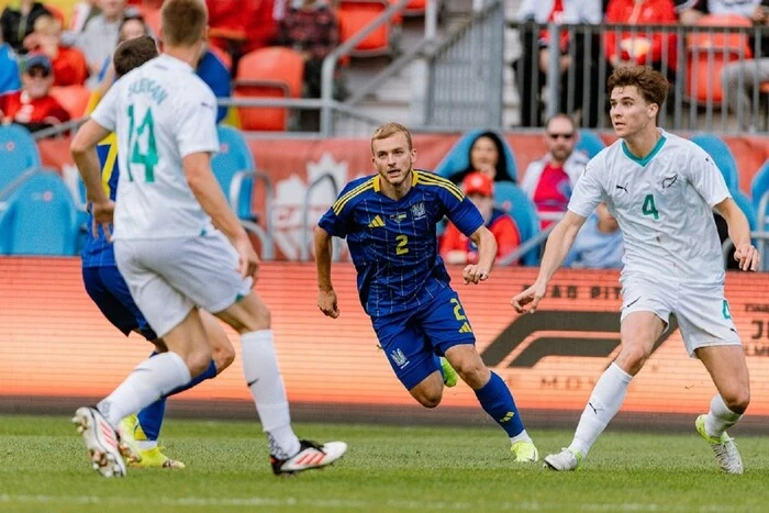 Two football players made their debut for the Ukrainian national team at the tournament in Canada
