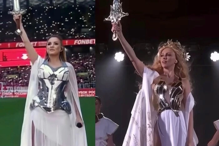 Russian singer stole the image of Olya Polyakova (photo)