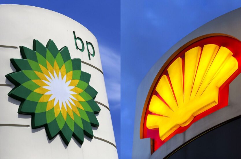 Логотип компаній Shell і BP