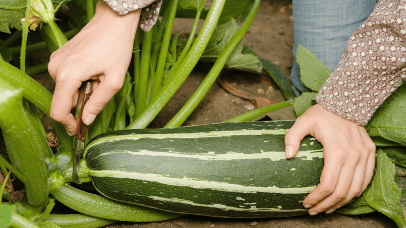Spray these zucchinis during the bud formation for better yields