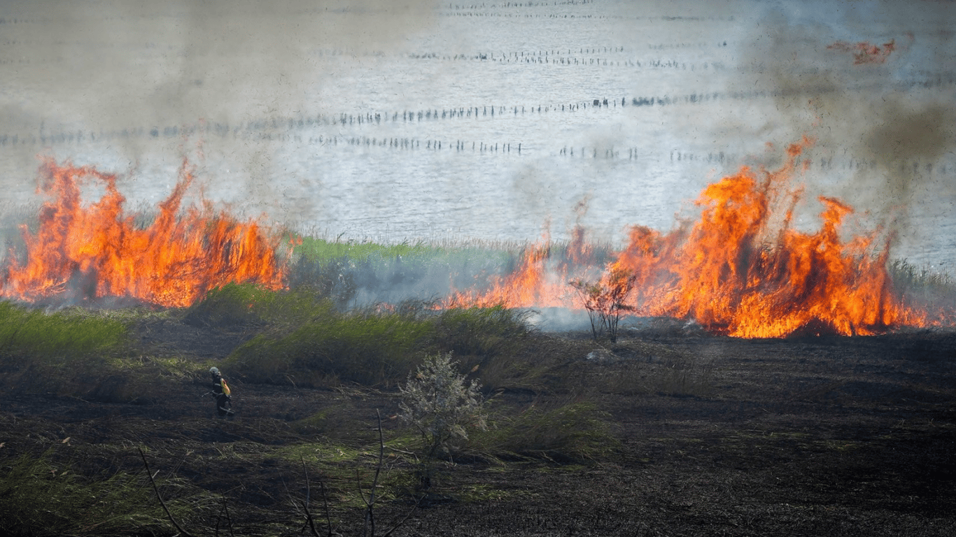 Feuer kann sofort ausbrechen - Feuergefahr in der Region Odessa