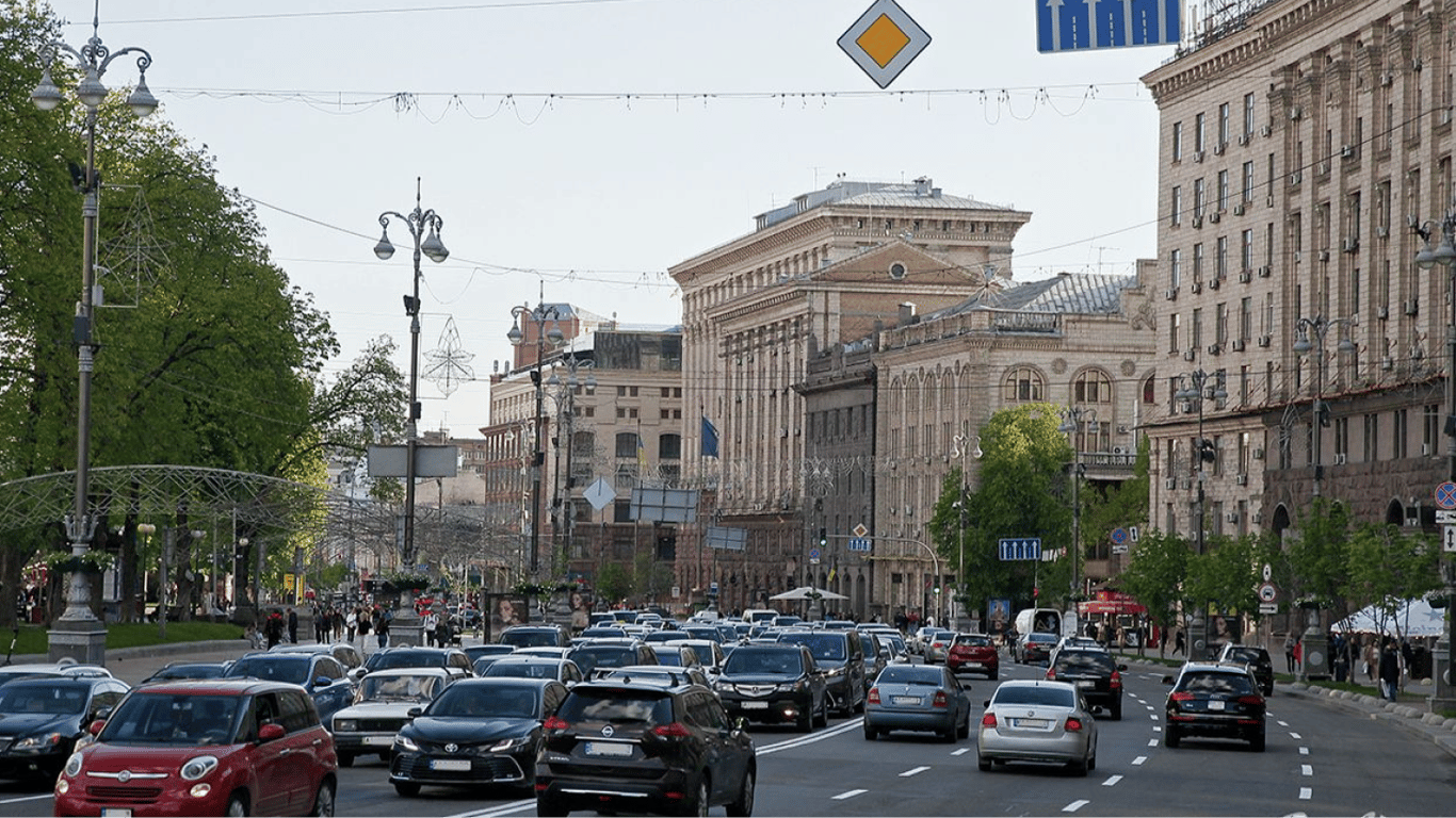 Im Zentrum von Kiew wird der Verkehr gesperrt - was ist der Grund